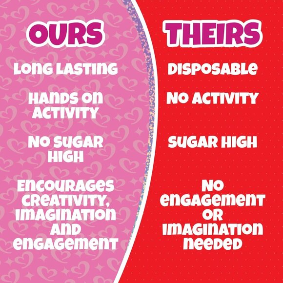 Set of 24 Valentines Cards for Kids Classroom - Valentine's Day Sweet Treats Dia - Picture 7 of 9